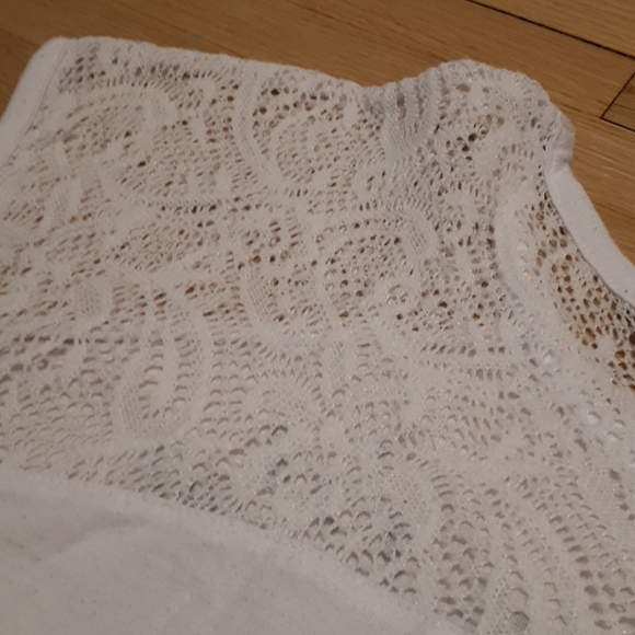 GEORGE white tee with black heart shape - Picture 3 of 4